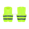 2015 hot sell high visibility yellow traffic warning kids reflective safety vest